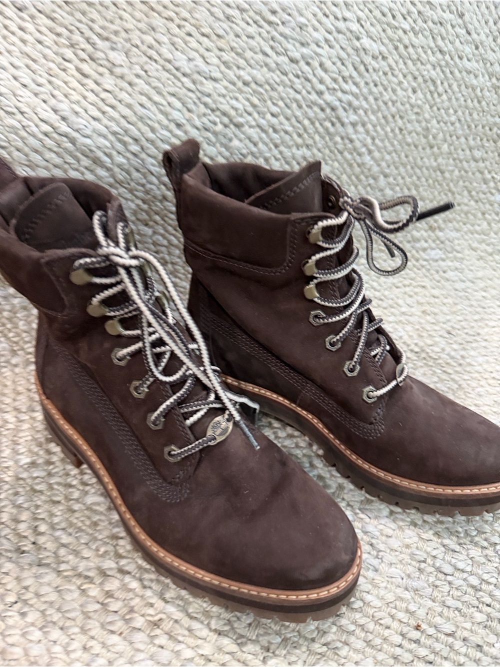 Timberland Dark Brown Suede Lace-Up Boots